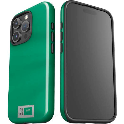 Saudi Arabia Soccer Flag iPhone 16 Pro Max Impact Case